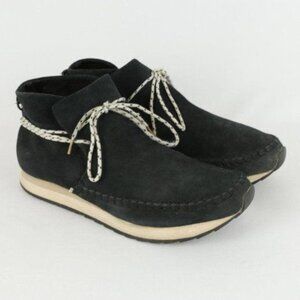 Toms Rio Women's Size 10 Blue Suede Mid Top Water Resistant Sneaker